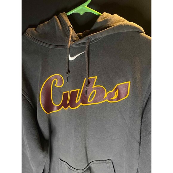 Nike Other - Vtg Nike Chicago Cubs Cursive Pullover Mens L Center Swoosh Hoodie Y2K Baseball